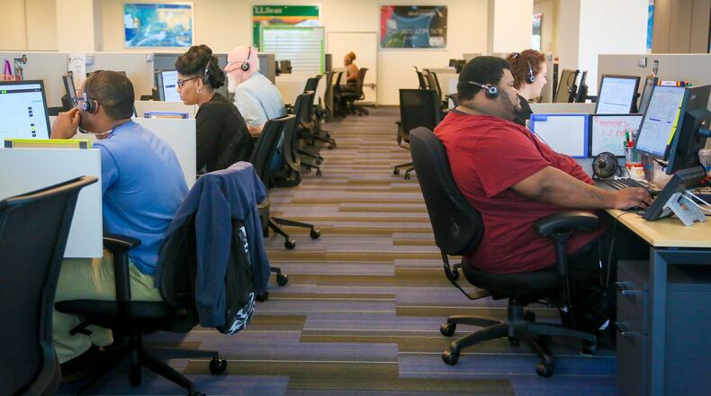 Barclaycard is continuing its job growth with the renovation and opening of its third floor at Vora Technology Park. There’s just over 400 people employed by the Hamilton company now on the fourth and third floor. The new floor has room to add an additional 360 jobs. GREG LYNCH / STAFF