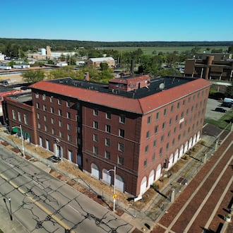 The Manchester Inn and Sonshine building are two of the five sites chosen by the city for its call for developers. NICK GRAHAM/STAFF