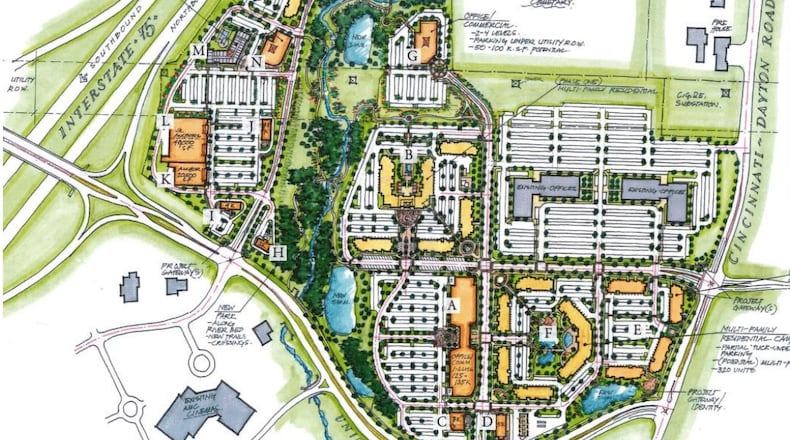 West Chester Twp. trustees have approved preliminary development plans for a $250 million-plus mixed-use development along Interstate 75.