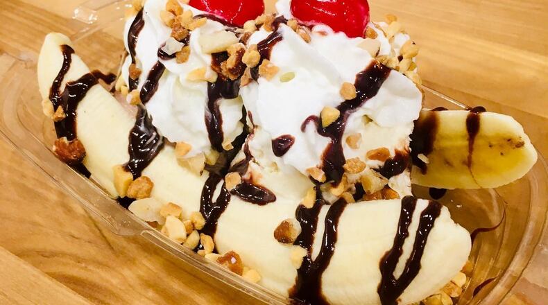 The Butter Churn Cafe serves up sweet desserts using Young's Dairy ice cream. SOURCE: FACEBOOK