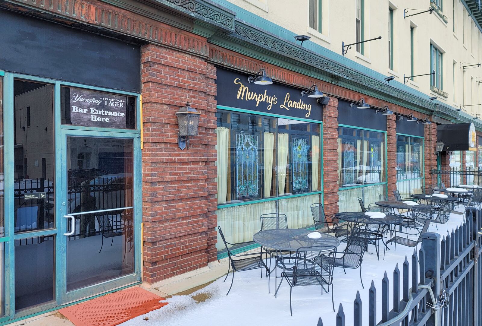 Mz. Jade's Soul Food Restaurant is relocating from the Pendleton Art Center to the former bar and grille space of the Murphy's Landing space at 6 S. Broad St. Murphy's Landing's main dining area is now being used as a rental/event venue for small functions. NICK GRAHAM/STAFF
