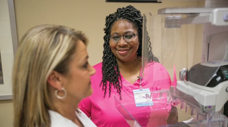 Breast health services are part of an array of services offered at the new Comprehensive Women's Center at Atrium Medical Center in Middletown. CONTRIBUTED
