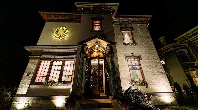 The South Main Candlelight Tour of Homes in Middletown returned on Sunday, Dec. 4, 2022 after a four year hiatus. Thirteen historic homes, businesses and churches were showcased on the tour, a fundraiser for the South Main Street Historic Neighborhood Association. Proceeds from the tour will be used to maintain the Robbins Fountain in Old South Park and other projects to promote the preservation and education of the neighborhood. TOM GILLIAM / CONTRIBUTING PHOTOGRAPHER