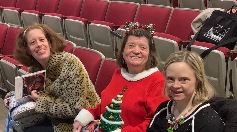 Inspiration Studios clients, staff and families attended a dress rehearsal performance of Butler Philharmonic Orchestra’s Christmas concert at Miami University Hamilton's Parrish Auditorium. CONTRIBUTED