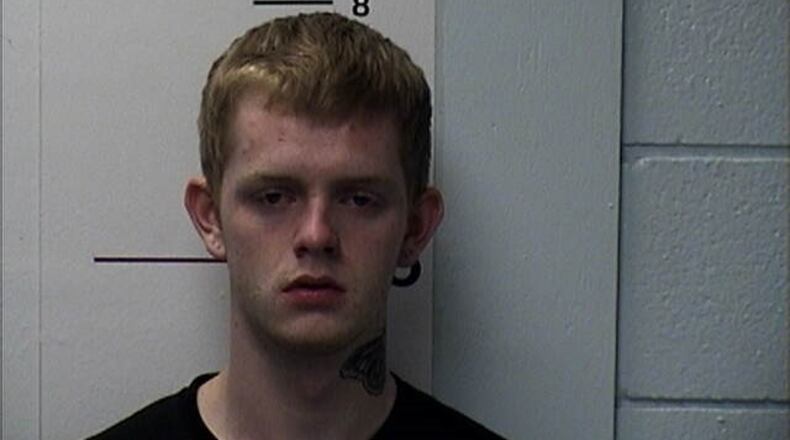 Austin Getter, 20, of Middletown, was charged with two counts of aggravated robbery after he and a 15-year-old allegedly robbed two Middletown businesses in the same day. SUBMITTED PHOTO