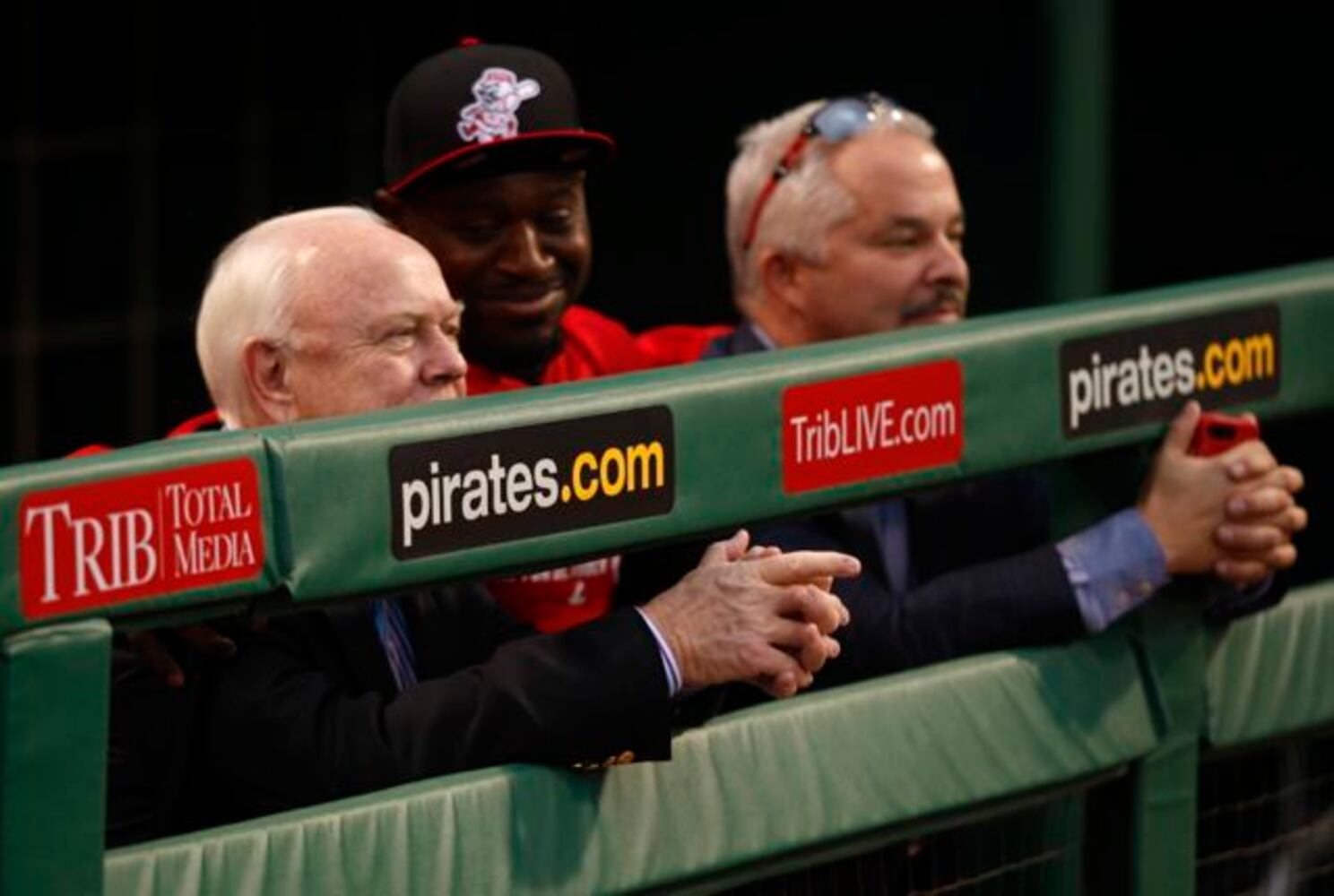 Pirates and Reds work out at PNC Park