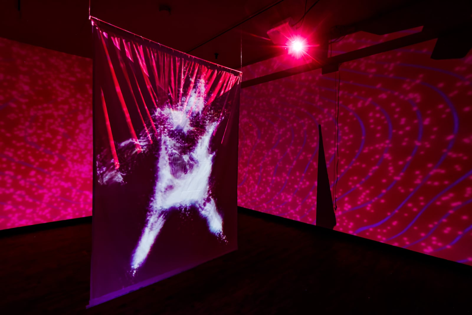 Portopia is a mixed-media, interactive art exhibit located in the Torchlight Pass building on Central Ave. in downtown Middletown. Multiple artist created an multi-sensory experience in the space formerly occupied by TV Middletown. NICK GRAHAM / STAFF