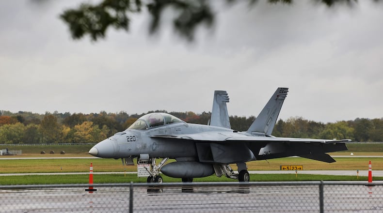 Navy jets were spotted at the Middletown Regional Airport on Friday, Oct. 20.