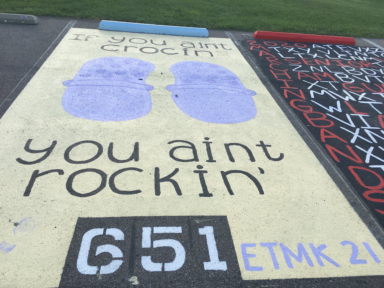 Lakota West High School parking lot spaces
