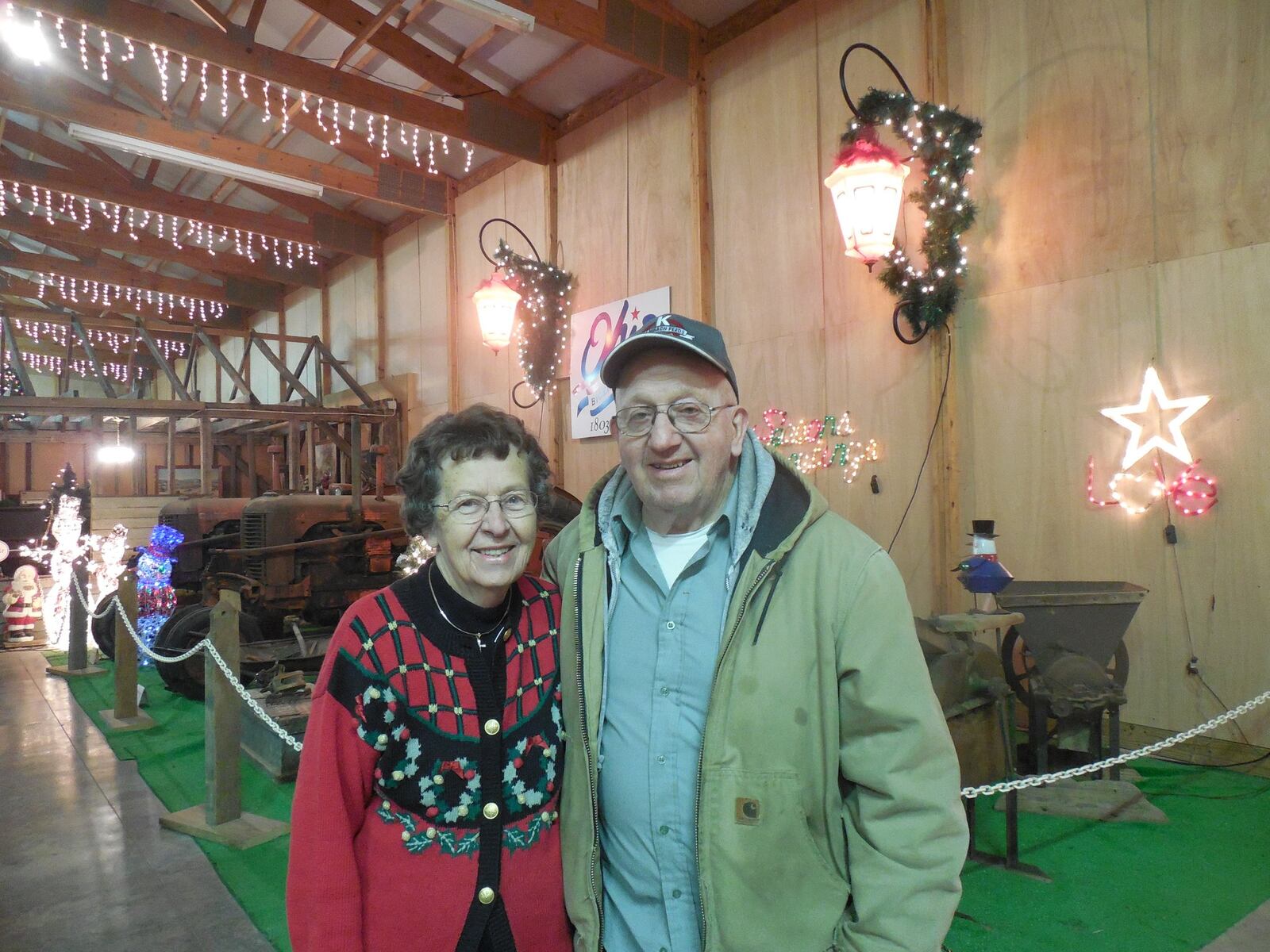 Janet and Bob Niederman present the family farm’s free Walk Thru the Bible Christmas Display, an attraction that drew more than 10,000 guests annually, in the 2015 installment of the event. GINNY MCCABE