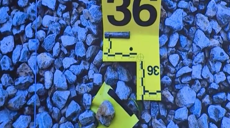 In the Pike County murder trial of George Wagner IV, the Bureau of Criminal Investigation showed photos of bullets and shell casings found on Wagner-family owned property when it was investigated in May 2017. EVAN MILLWARD/WCPO