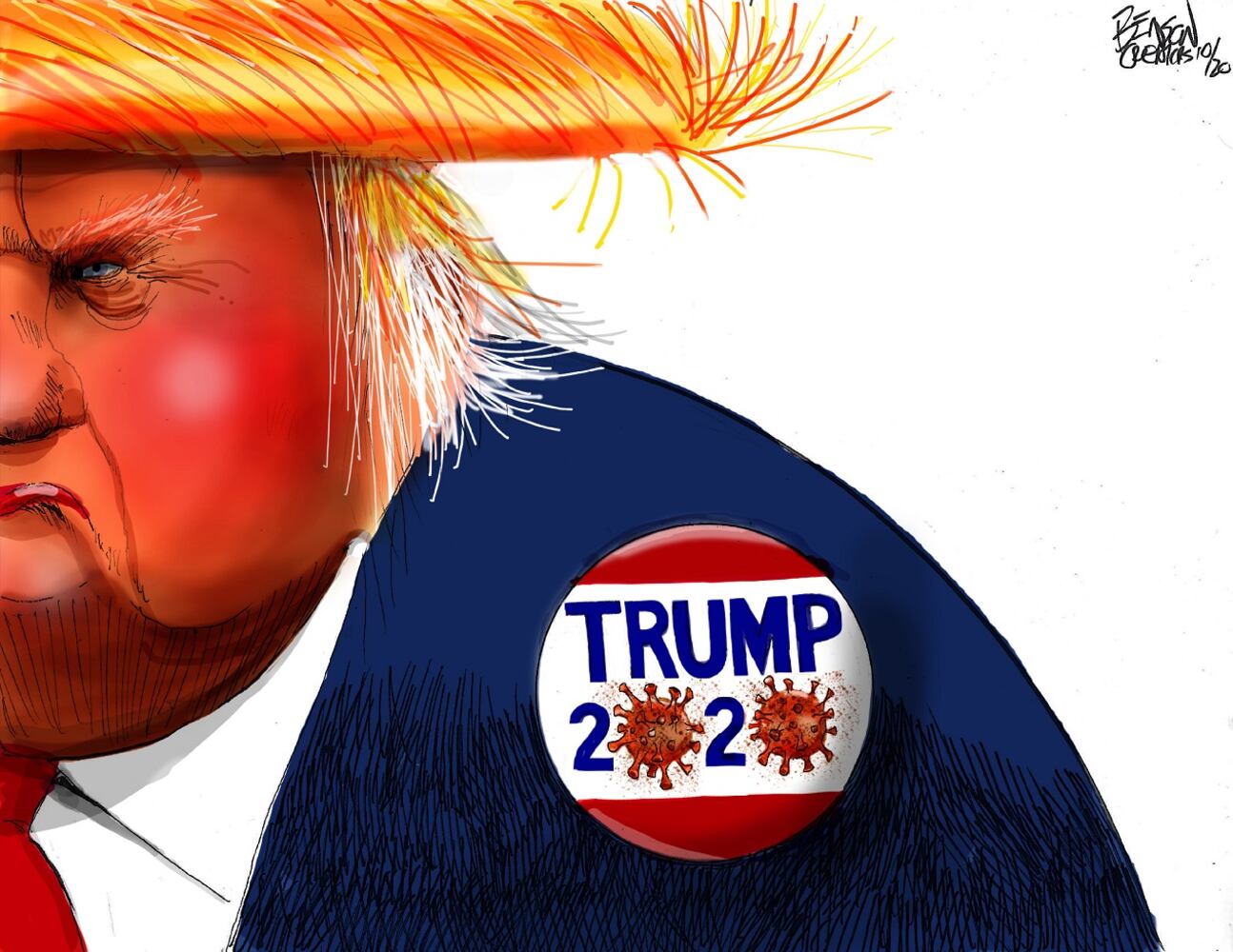 Week in cartoons: The final debate, Jeffrey Toobin and more