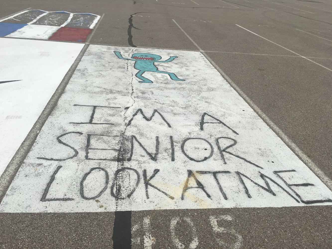 Lakota West High School parking lot spaces