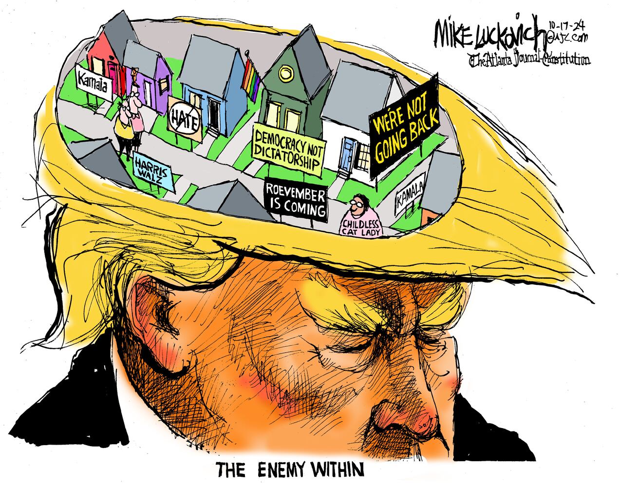 CARTOONS: Mike Luckovich, Oct. 19, 2024
