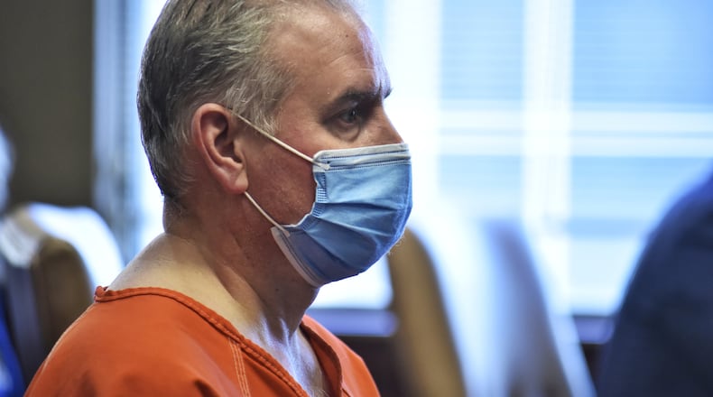 Hamilton chiropractor Dr. Stephen Boyd was arraigned Friday in Butler County Common Pleas Court. He is charged with 26 felony sex-related crimes. NICK GRAHAM/STAFF
