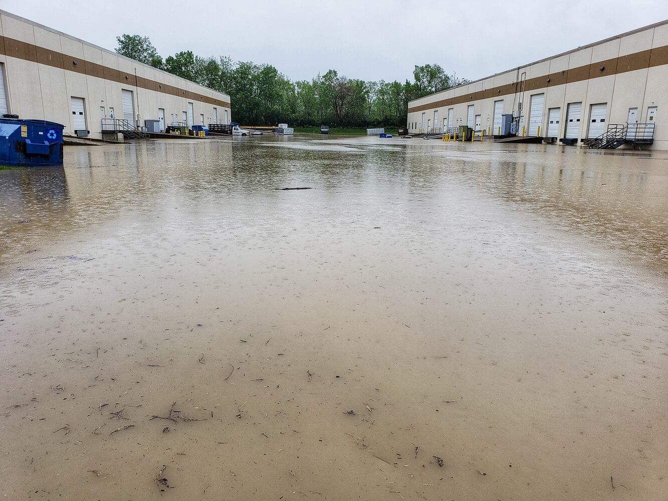West Chester businesses evacuated due to high water