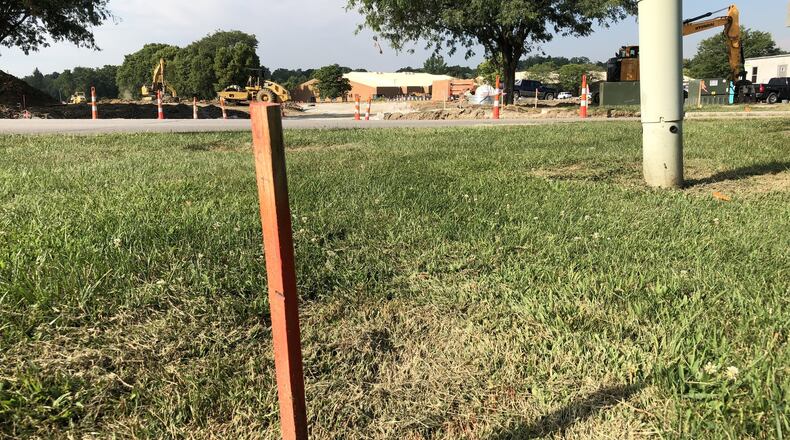 The road being relocated for Warren County Jail construction is now expected to be open before school starts.STAFF/LAWRENCE BUDD