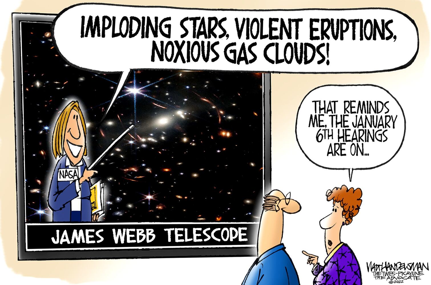 WEEK IN CARTOONS: Democrats and Biden, Webb telescope and more