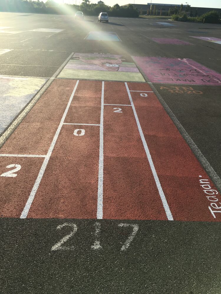Lakota West senior parking spaces