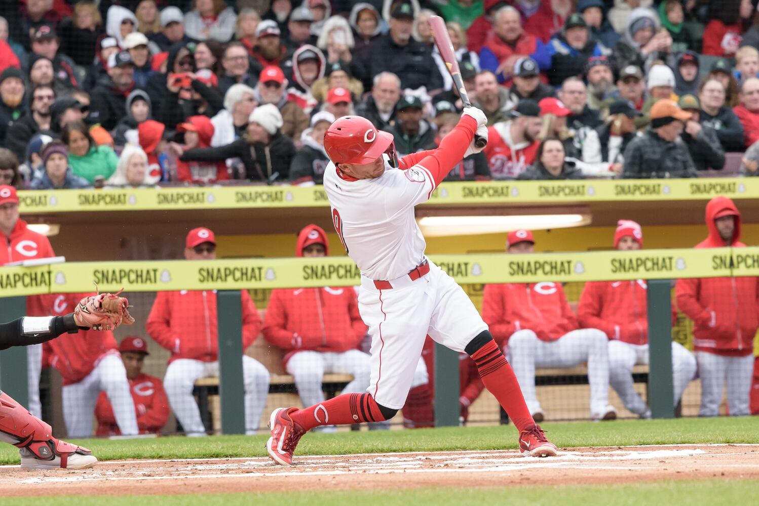 PHOTOS: Cincinnati Reds vs. Reds Top Prospects at Day Air Ballpark