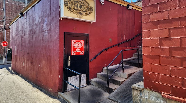 Mac & Joe's is a popular bar in Oxford and it is tucked away in an alley off High Street where the mains trip of restaurants and shops are located. NICK GRAHAM/STAFF