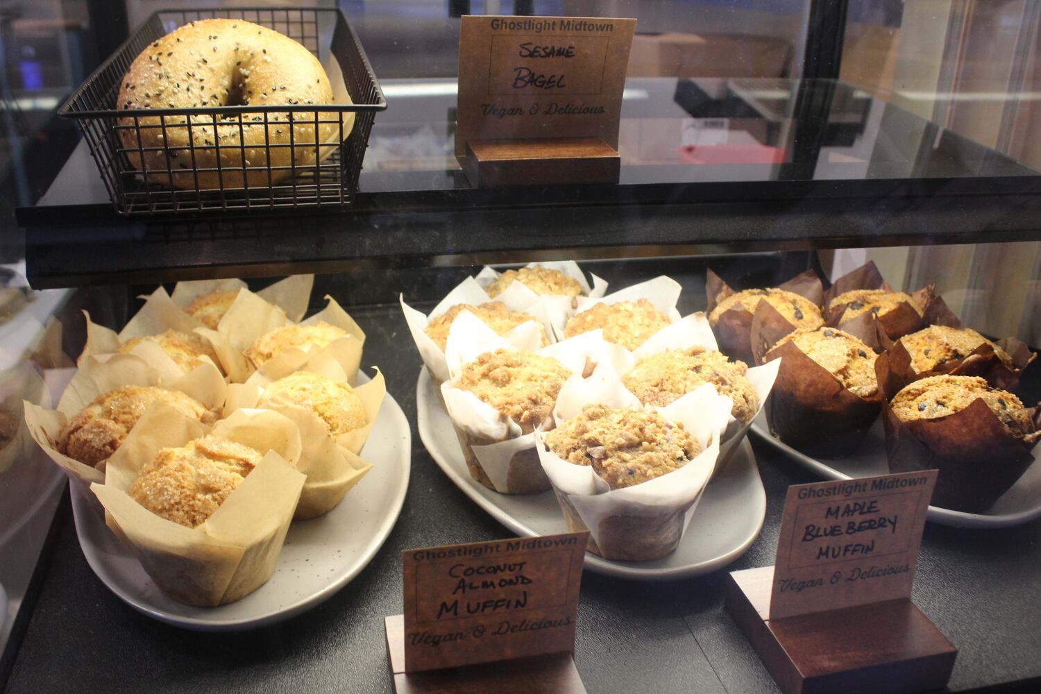 PHOTO:  look inside of the new Ghostlight Coffee shop location next to Old Scratch Pizza