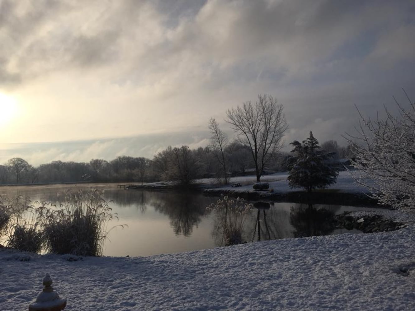 PHOTOS: Miami Valley gets a coating of snow  in April (User-submitted photo)