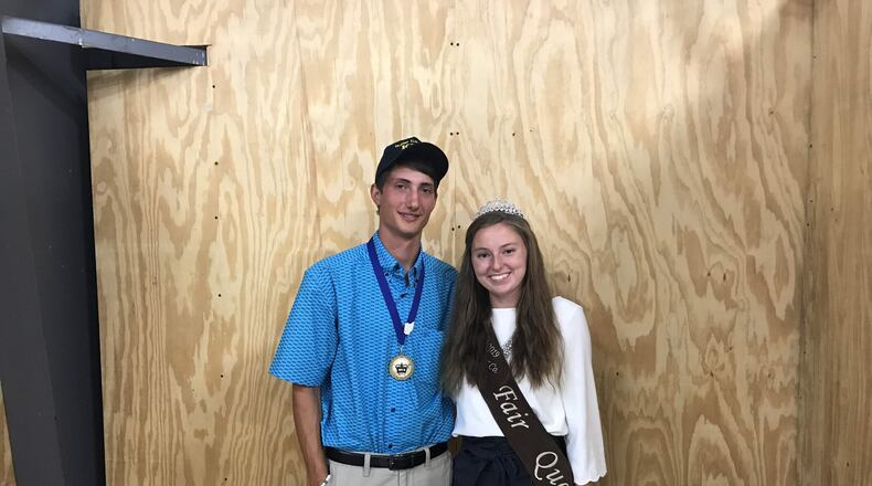 Herbie Summe and Heidi Edens were selected as this year’s Butler County Fair King and Queen on July 11.