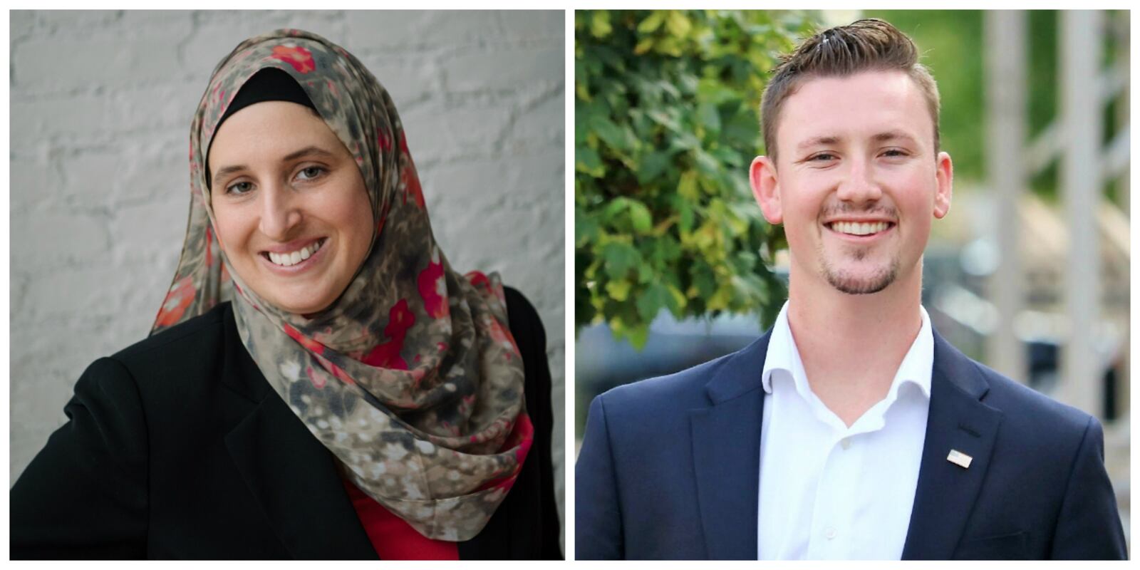 Middletown School Board member Michelle Novak, left, and Madison Twp. Trustee Thomas Hall are competing to win the 53rd Ohio House District seat in the Nov. 3, 2020, general election. Incumbent Rep. Candice Keller chose not to run for re-election and lost her bid for an Ohio Senate seat. PROVIDED