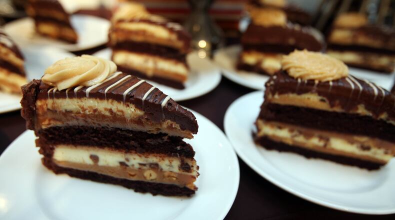 CHICAGO - AUGUST 28: Peanut Butter Cheesecake at The Cheesecake Factory presents American Idol Lee DeWyze to kick off Feeding America's Hunger Action Month at James Hotel on August 28, 2010 in Chicago, Illinois. (Photo by Tasos Katopodis/Getty Images for Feeding America)