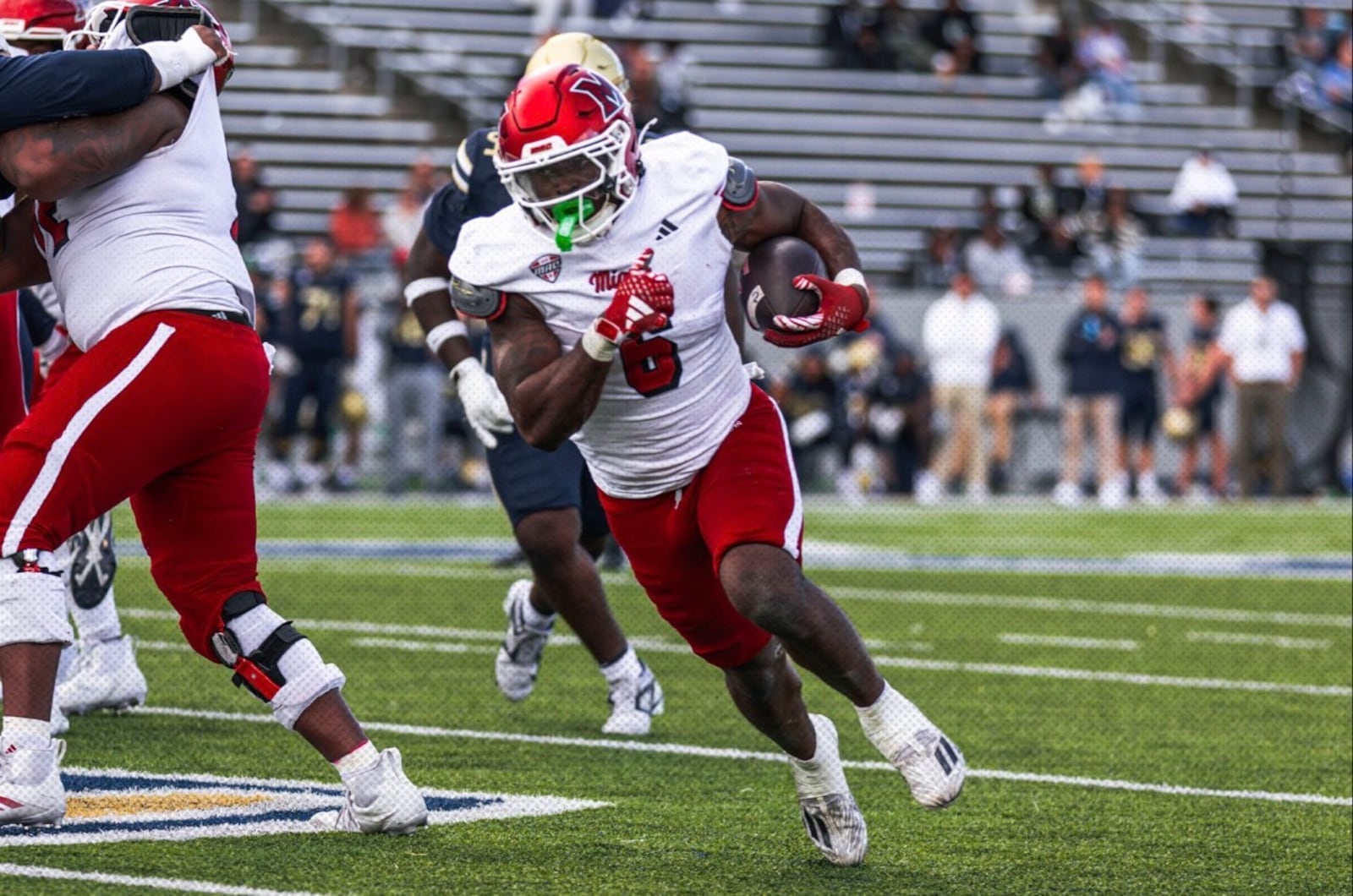 The Miami RedHawks defeated Akron 20-7 on Saturday in Akron. MIAMI REDHAWKS ATHLETICS