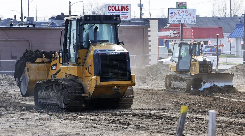 Site work has started ahead of the construction of the soon-to-be-relocated Hamilton Fire Station 26 on Ohio 4 in Hamilton. The $6.2 million project could be wrapped up at the end of the year or the the beginning of 2025. This station will replace the one on Laurel Avenue in Lindenwald. NICK GRAHAM/STAFF