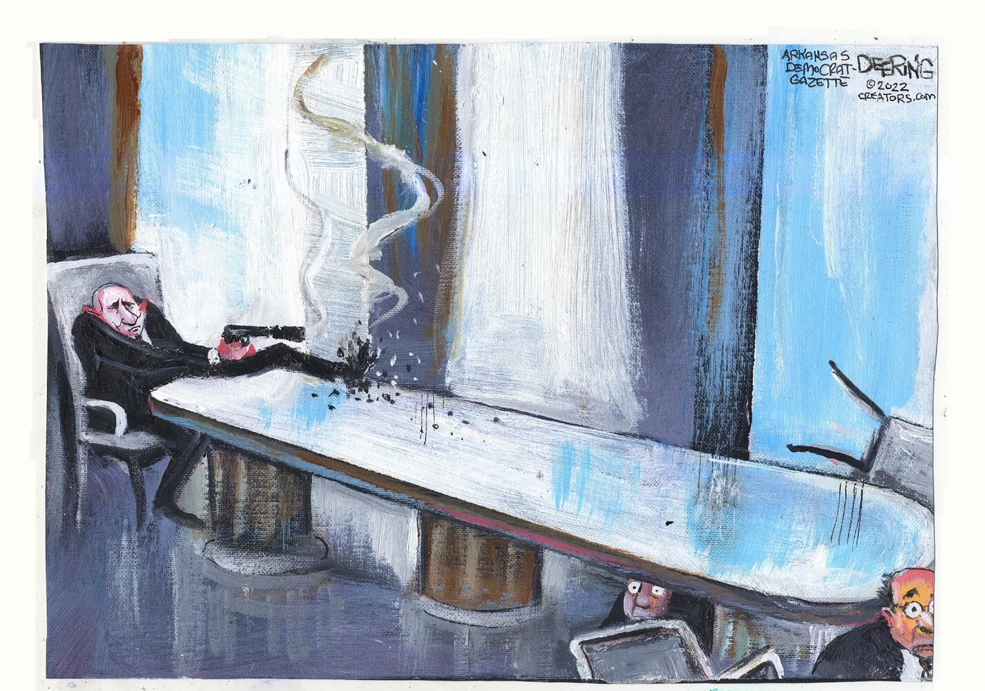 WEEK IN CARTOONS: Ukraine, Putin, baseball lockout and more