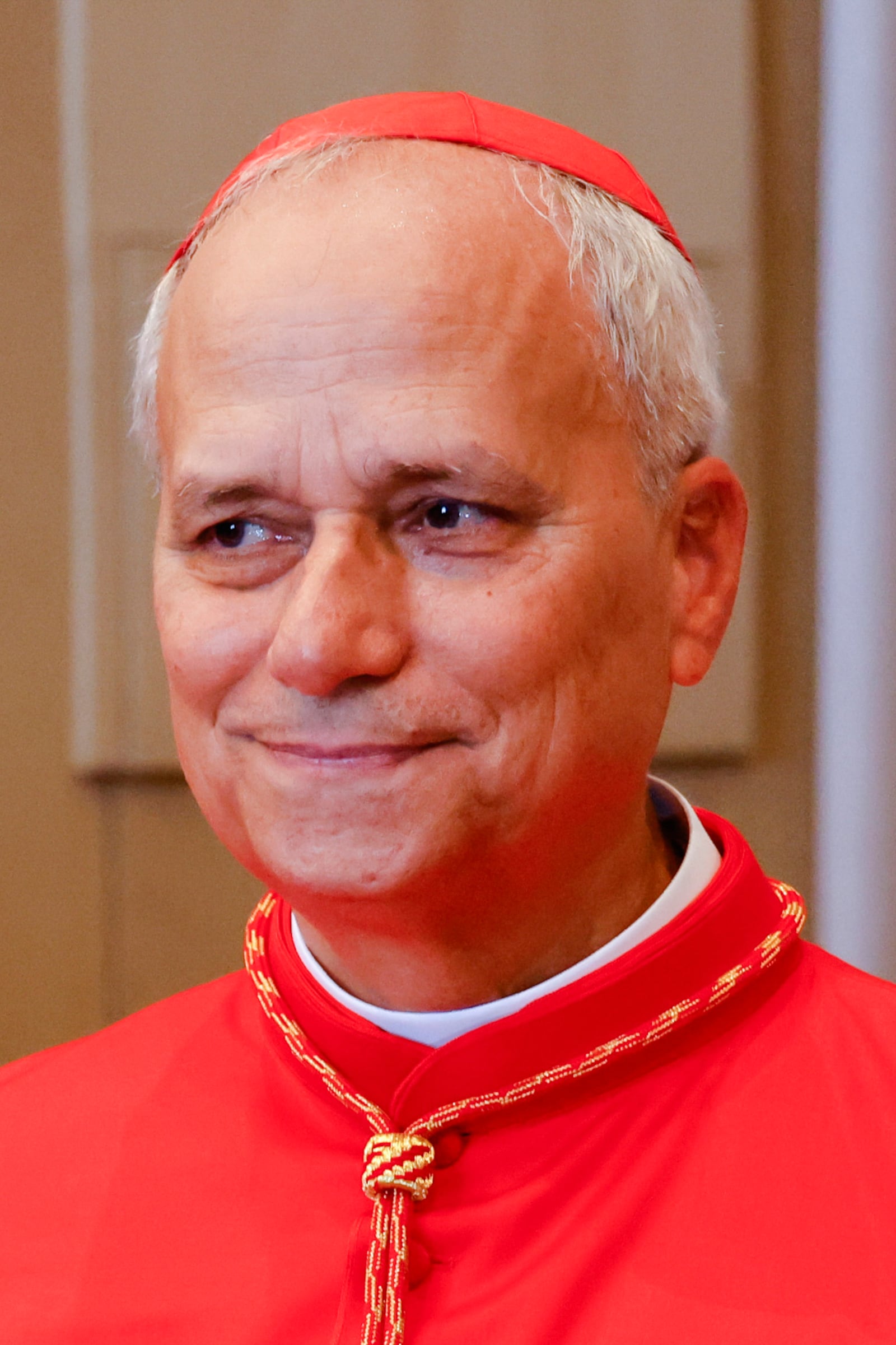 FILE - Cardinal Robert Francis Prevost, prefect of the Dicastery for Bishops, poses for a photo in St. Peter's Square at the Vatican, Sept. 30, 2023. (AP Photo/Riccardo De Luca, File)