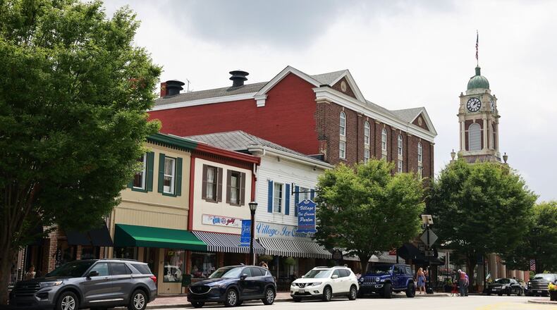 South Broadway Street in downtown Lebanon, 2023. NICK GRAHAM/STAFF