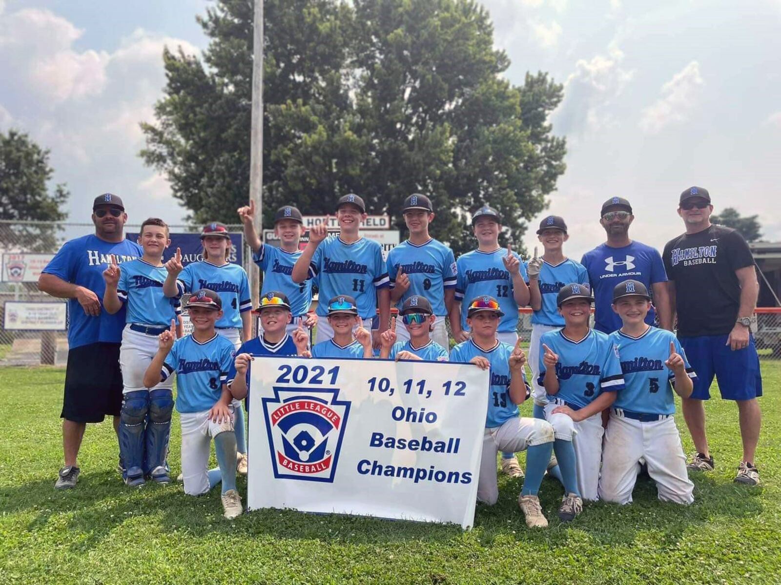 The West Side Little League All Stars beat Tuscarawas County on Wednesday in Ironton to win the state tournament. West Side advances to the Great Lakes Regional  tournament beginning Aug. 8 in Whitestown, Ind. CONTRIBUTED