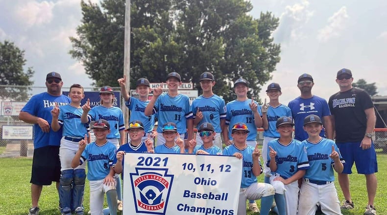 The West Side Little League All Stars beat Tuscarawas County in Ironton to win the state tournament. West Side advances to the Great Lakes Regional  tournament beginning Aug. 8 in Whitestown, Ind. CONTRIBUTED