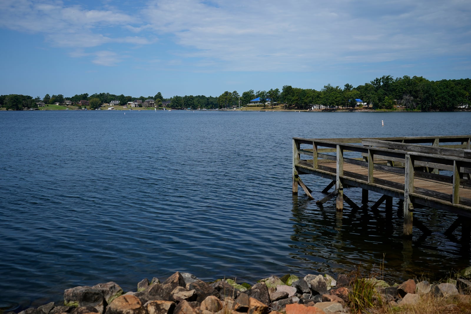 Lake Murray is seen on Tuesday, July 29, 2025, in Columbia, S.C. (AP Photo/Erik Verduzco)