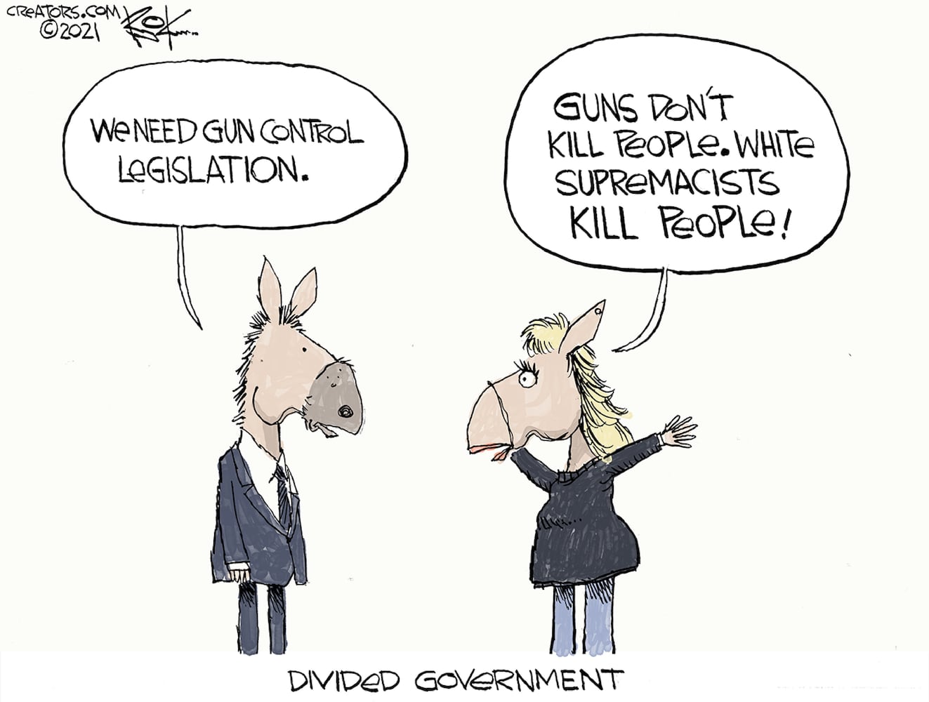 Week in cartoons: Gun control, infrastructure plan and more