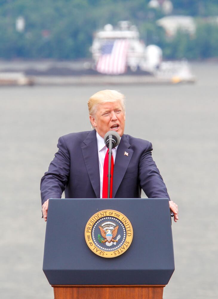 PHOTOS President Trump's past visits to the region.
