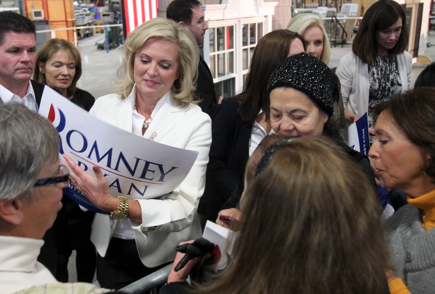 Ann Romney in Hamilton