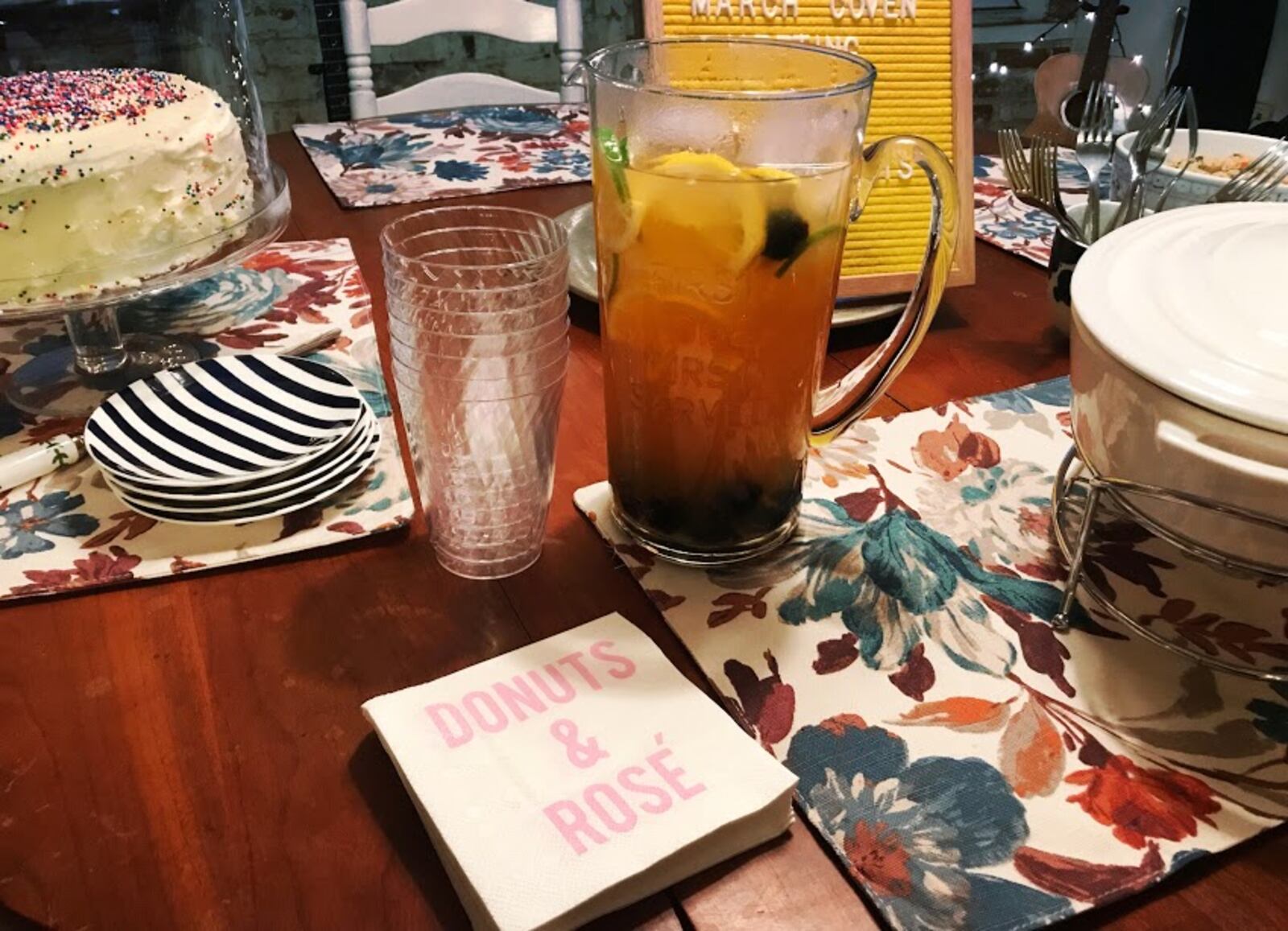 Make the most of last season's rosé with this springy sangria. Tess Vella-Collette shows you how. PHOTO / TESS VELLA-COLLETTE