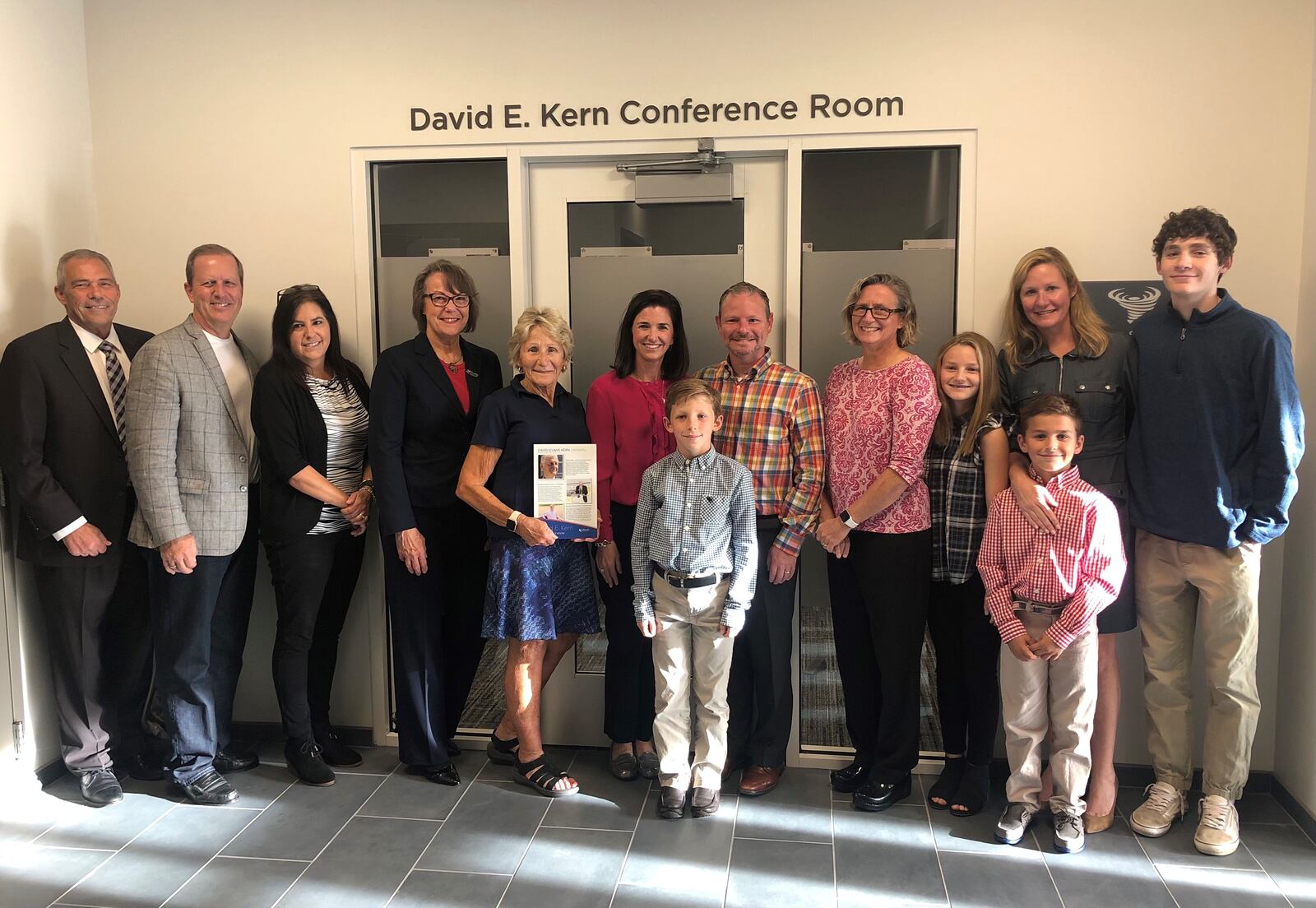 The Liberty Twp. headquarters saw a recent ceremony honoring deceased former Trustee David Kern, who now has one of the main conference rooms of the administration building - and a commemorative plaque - highlighting his legacy of public service. The ceremony saw Kern's family and current township trustees in attendance. (Provided Photo\Journal-News)