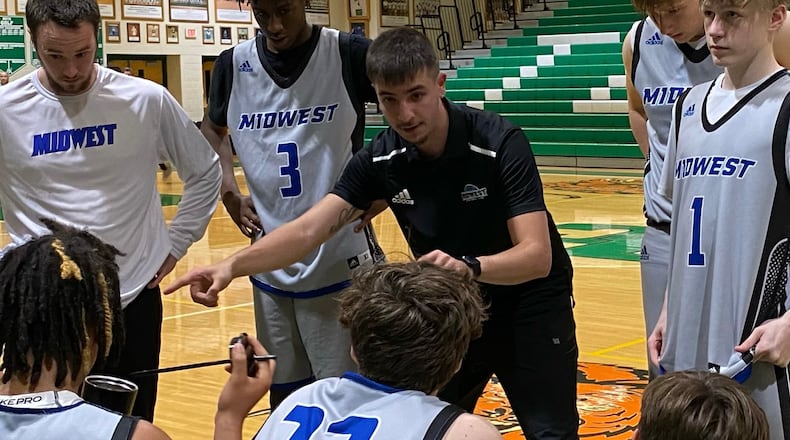 Dillon McCullough is the new boys basketball coach at New MIami HIgh School. CONTRIBUTED