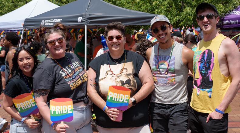 The Greater Dayton LGBT Center hosted the Dayton Pride: United We Can Parade and Festival at Courthouse Square in downtown Dayton on Saturday, June 3, 2023. Did we spot you there celebrating Pride? TOM GILLIAM/CONTRIBUTING PHOTOGRAPHER