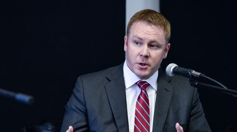 U.S. Rep. Warren Davidson, a Republican businessman and former Army Ranger from Troy. NICK GRAHAM/STAFF