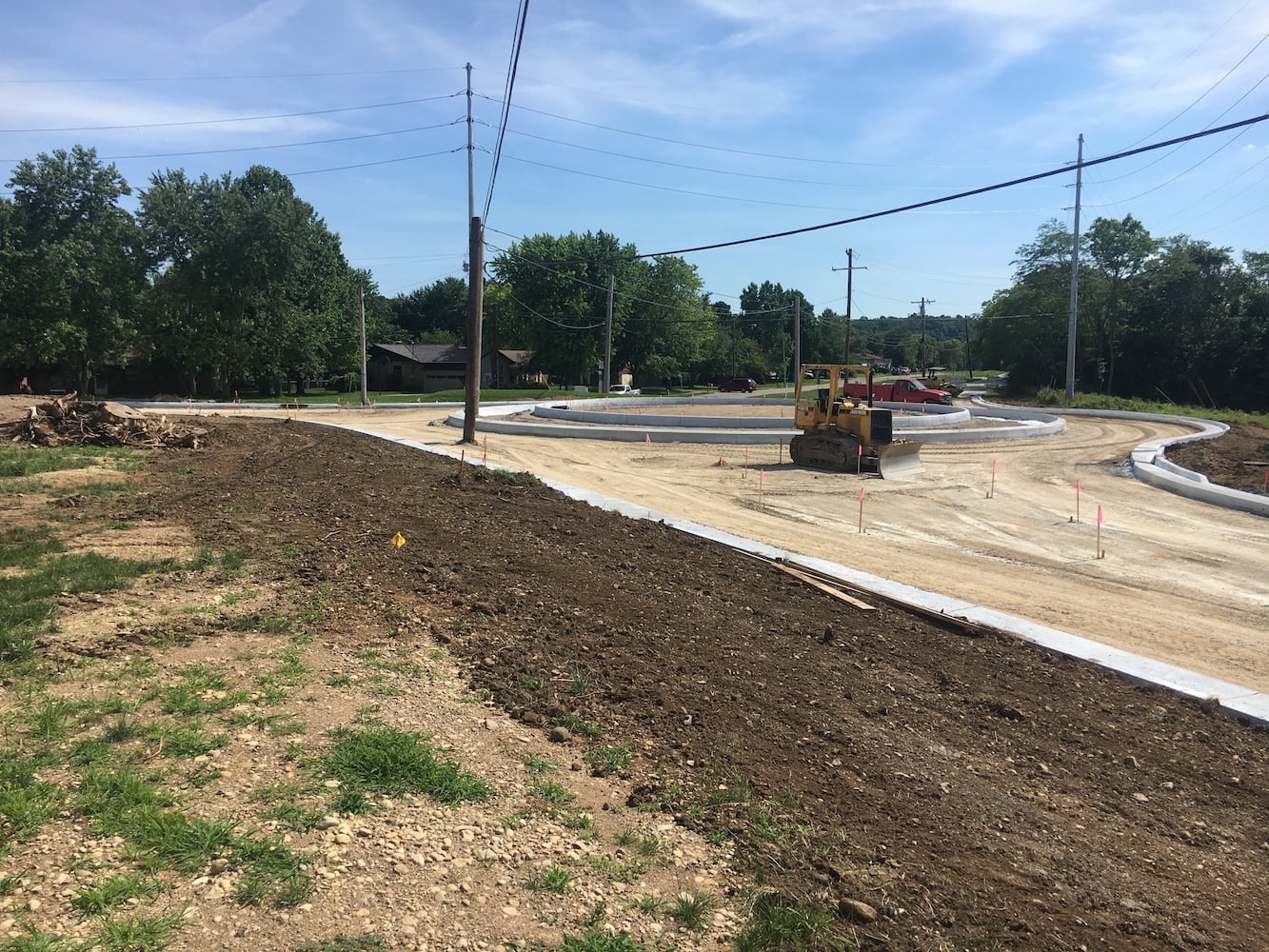 PHOTOS: Fairfield’s first modern roundabout construction progression