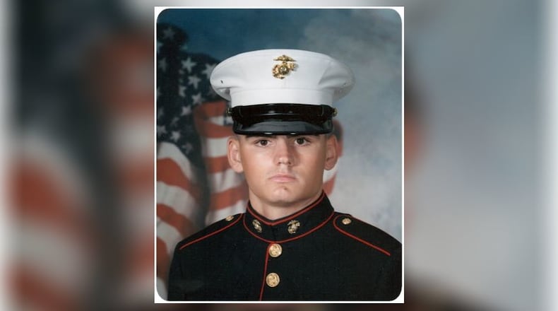 Former Marine and Monroe High School graduate (2003) Adam Enz. CONTRIBUTED