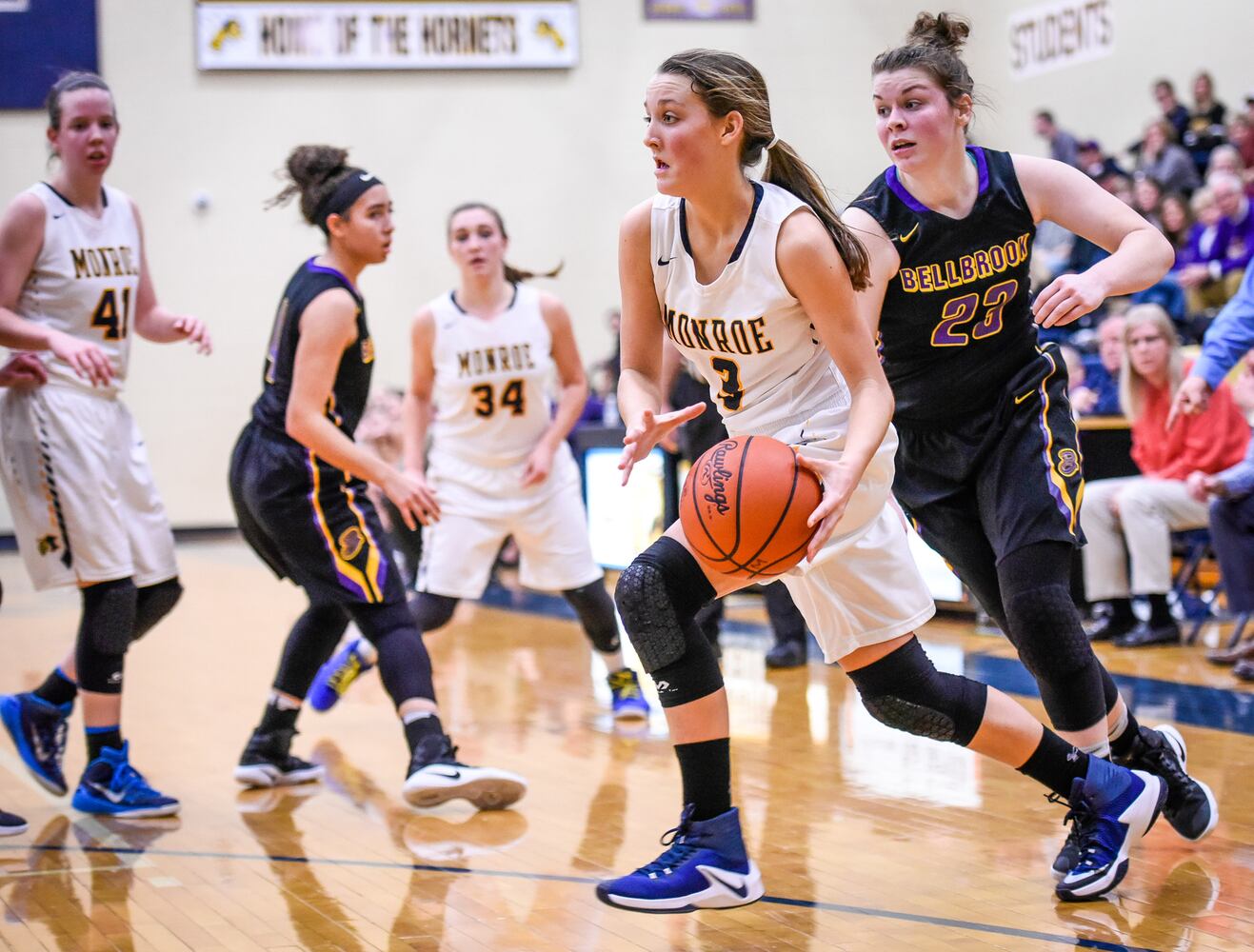 Monroe vs Bellbrook Girls Basketball