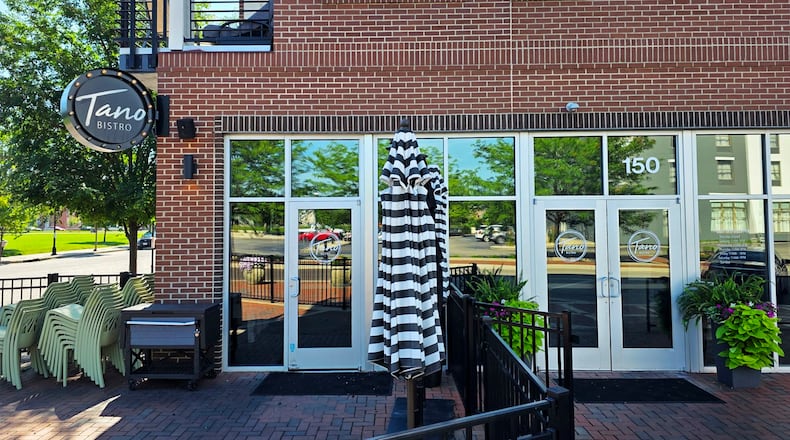 Tano Bistro Hamilton initially closed due to a mechanical failure, but now announced it has permanently closed its Riverfront Plaza fine-dining establishment as of July 1, 2025. NICK GRAHAM/STAFF